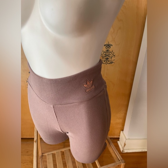 NWT Vintage 2000s Collection Adidas Originals Activewear Set Crop Top Tan S/M - Picture 16 of 16